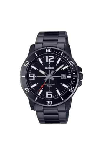 Casio Men's Analog Black Dial Watch - MTP-VD01B-1BVUDF