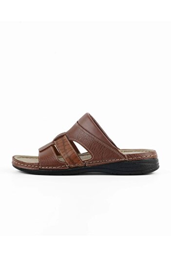 Tigerline Men's Slippers - Tobacco Marlow - Comfort Supported Structure, Stylish Design, Soft Sole
