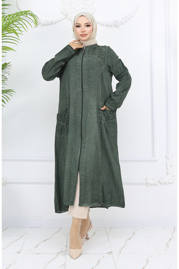 sefamerve Authentic Cap Tunic 0808-02 Khaki