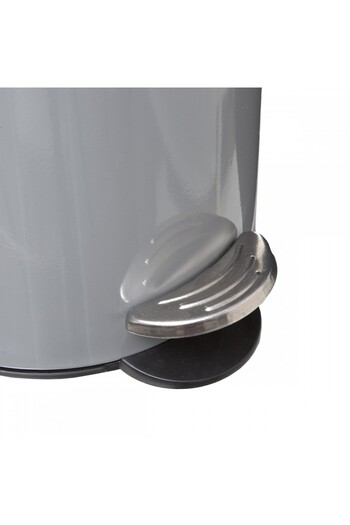 5FIVE Jaune Gri waste bin, metallic, 3 liters, 17 x 25 cm