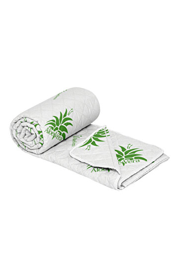 NufJoy Aloe Vera mattress protector, 140x200 cm, ultrasonic quilted microfiber