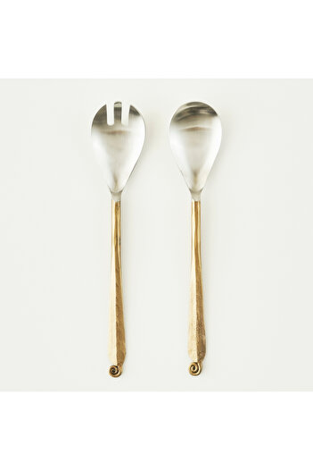 Bella Maison Finta Salad Serving Set Natural (25X5 cm)