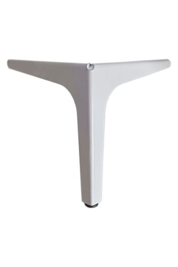 Adem Koç 15 cm Elegance Luxury Metal Furniture Sofa Base Leg White (4 Pcs)