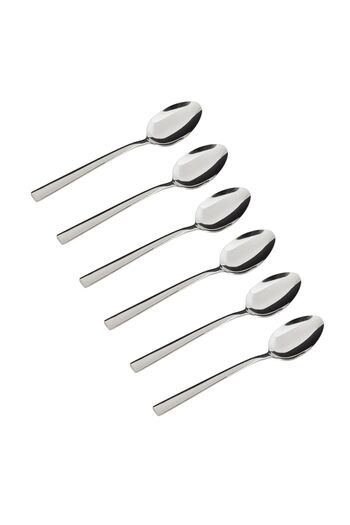 Becenhouse 18 Piece Picnic Breakfast Steel Tabildot Set (6 Forks, 6 Spoons, 6 Tabildot Plates)