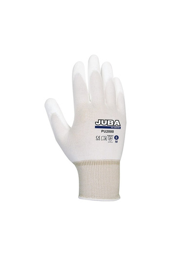 JUBA Pu2000 White Assembly Gloves (Pu) - Work Safety Gloves
