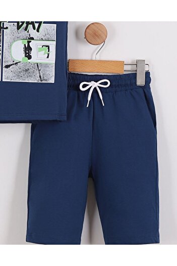 Pollito Boys Skate Day Printed T-Shirt Shorts 2-Piece Set