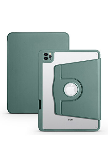 System Com iPad Air 11 2025 M3 Case Sys Thermal Pen Compartment Rotatable Stand Case - Lavendery Gray