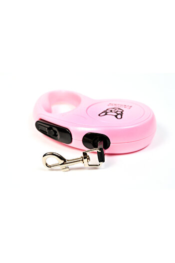 Famous Frenchie Retractable leash, Famous Frenchie, pink