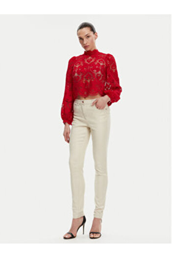 Morgan Womens Blouse 251-OMBRE Red