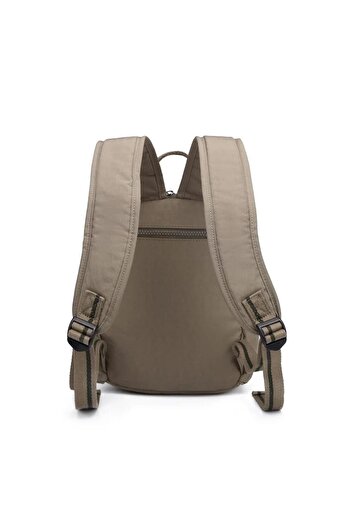 SMART BAGS Γυναικείο σακίδιο πλάτης Small Size Crinkle Fabric BC 3179 - Ανοιχτό καφέ