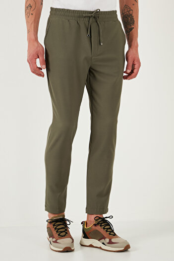 Buratti Stretch Regular Fit Normal Waist Straight Leg Jogger Pants Men's Pants Cf25617953