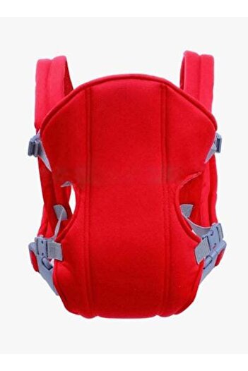 HALAMODO 4-In-1 Kids Adjustable Carrier With Comfortable Head Support And Buckle Strap - Red