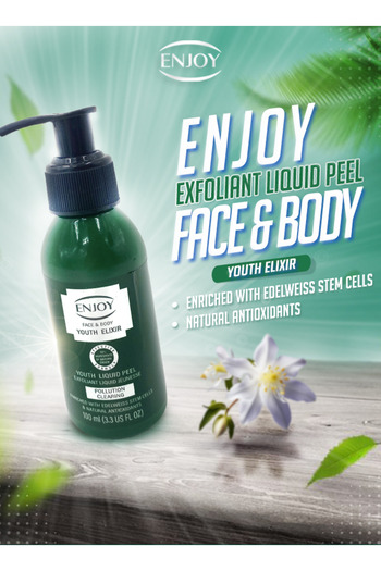 Enjoy Liquid Peeling Drops of Youth 100ml – Anti-Aging Glow, Hydrating & Firming for Face & Body