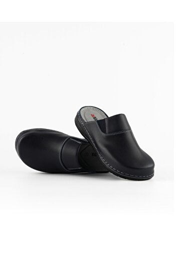 DR KLOMPA Men's Sabo - Dark Blue - Comfort Supported Structure Stylish Design Soft Sole Suitable for Daily Use