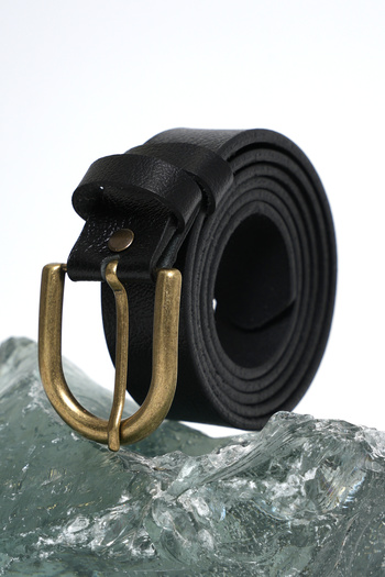 Redline Black Antique 100% Genuine Leather Belt