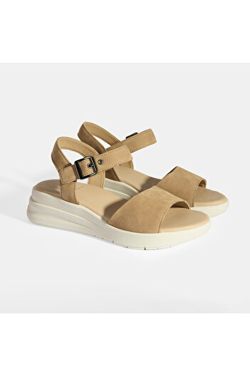 Desa Selinna Beige Women's Desacomfort Leather Sandals