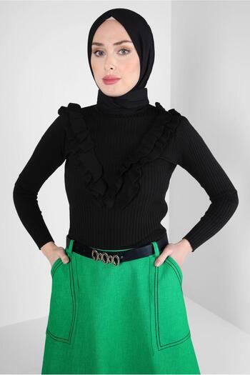 Alvina SWEATER WITH RIFFIR DETAIL 44070