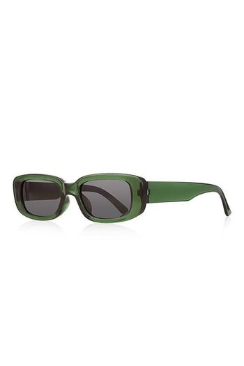 Aqua Di Polo 1987 St Tropez Nights Green Rectangle Women's Sunglasses Apsi001607--50 Ekartman