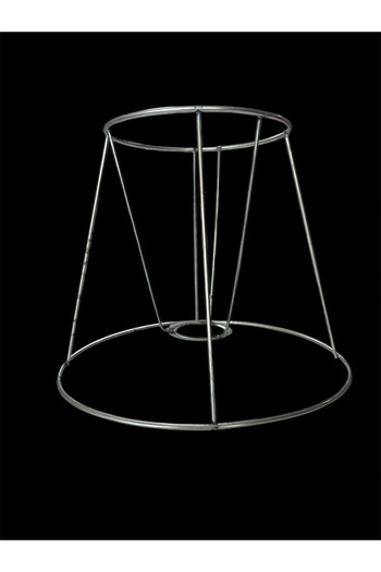 CONANA Lampshade Headboard Skeleton Wire 3mm Stainless Galvanized Metal (25 cm)