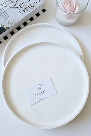 Home 25 cm Round Decorative Tray