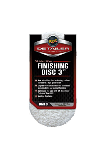 Meguiars Set of 2 Meguiar's Microfiber Finishing Discs, 3", Microfiber Finishing Disc