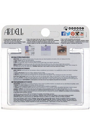Ardell Duralash Naturals Individual Lashes - Medium Black, 56 Lashes