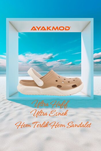 AYAKMOD Light Flexible Eva Sole Unisex Mink Sabo Slippers Stella Z