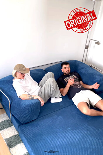 Dekoro YENY SOFA FİTİLLİ KADİFE, MODERN, PRATİK, YER YATAĞI, DAYANIKLI, BONDEX SÜNGER, ÖZEL ÖLÇÜ İMKANI