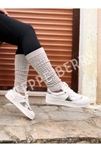 STEPPE BERRY Women's Stone Color Leggings Socks