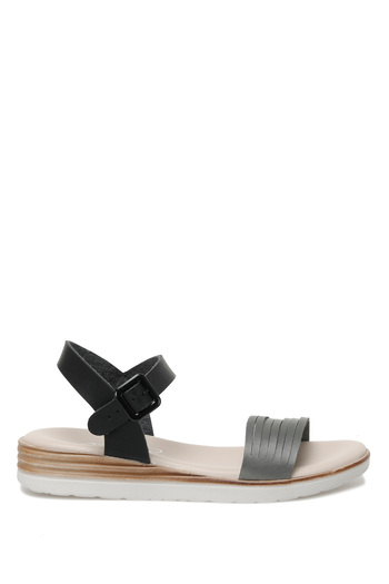 ART BELLA Cs22051 2fx Black Women's Thick Sole Sandals