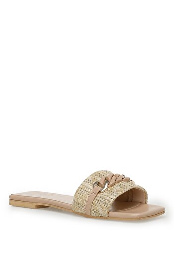 İnci Antia 3fx Nude Women's Flat Slippers