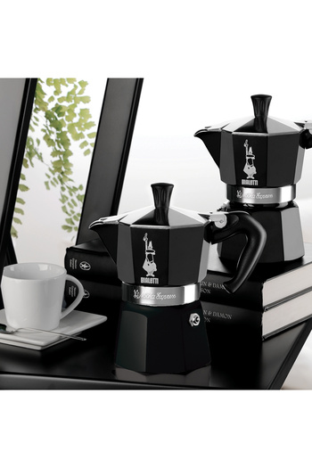Bialetti Moka Express Siyah 3 Cup ( Moka Express 3 Cup Black Aluminum Moka Pot)