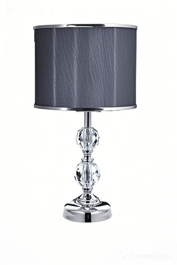571 Store T Series Table Lamp Shade - Metal and Glass g Bus and Fabric Headboard