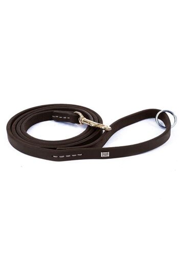 SAVEX Doggie Training Walking Collar with Oil Skin Brown 1.1*150 cm (Yegt11 S)