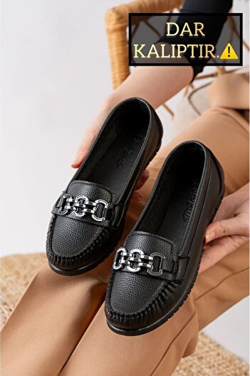 Slipcat Women's Ballerinas Light Comfortable Sole Orthopedic Leather Skin Mother Shoes