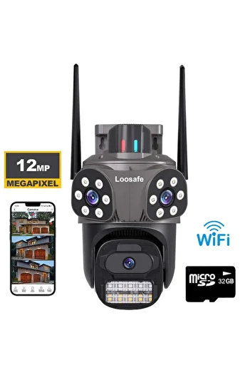 Loosafe SecureSight Wireless Triple CCTV Surveillance Camera