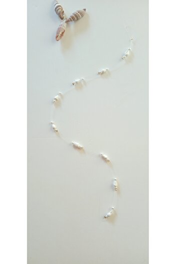 tutu tasarım alaçatı Hair Bead Sea Shell and Pearl Model