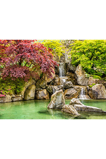 media Photo wallpaper Waterfall rocks, 400 x 250 cm
