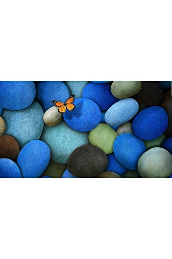 media Self-adhesive and washable wall mural Flight over the stones, 220 x 135 cm