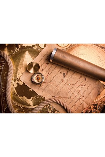 media Compass with telescope sticker, 270 x 200 cm
