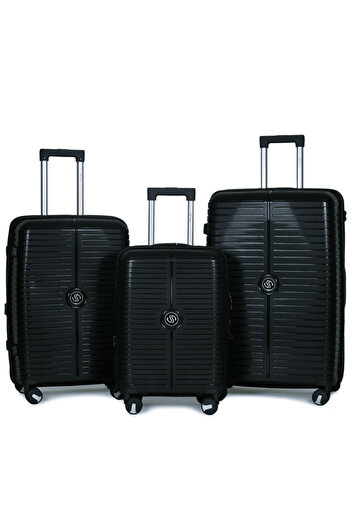 Shihon Shehyoun 3-Piece Anti-Shatter Luggage Set