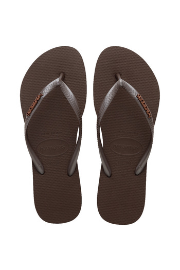 Havaianas Papuci de damă Slim Logo Metallic 4119875