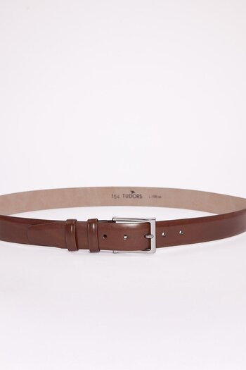 Tudors Men's Set of 2 3.5 cm Classic 4 cm Sports Brown Belt
