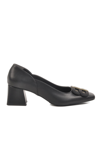 Aspor Black Women's Classic Heeled Shoes