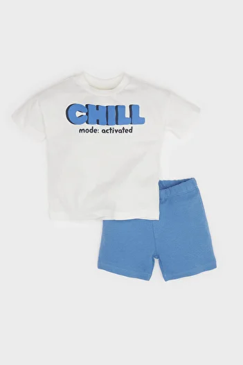 DeFacto White Baby Boy Bottom-Top Set E8734A5/Wt32