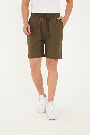 kaphone 10 Men's Parachute Fabric Back Double Pocket Slit Shorts