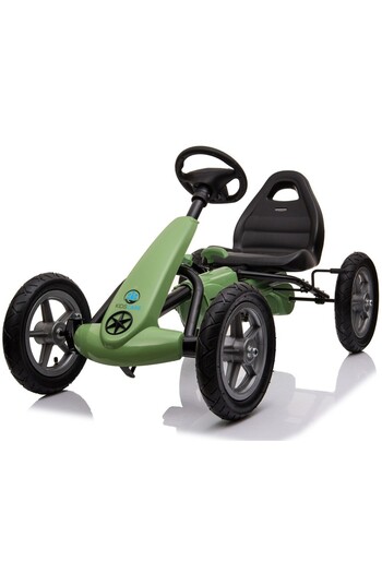 KidsCare Karera Verde Kidscare pedal go-kart with inflatable wheels