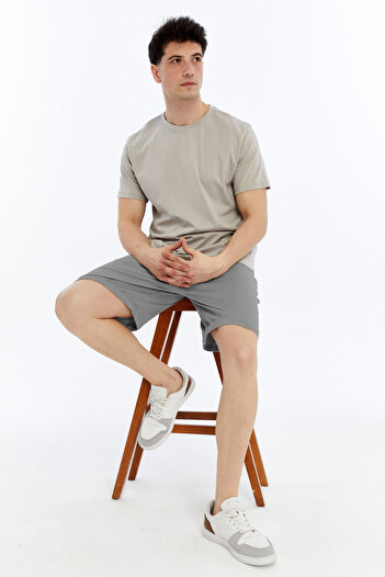 OXVİN Men's Modal Blend Double Leg Shorts