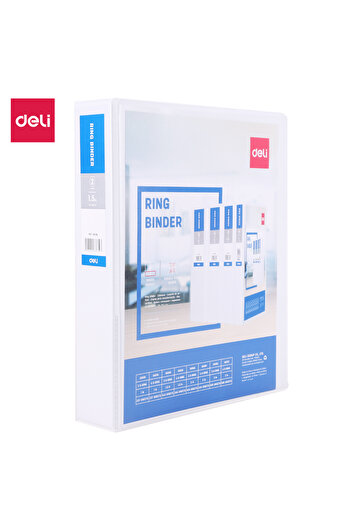 Deli Deli E5613N Ring Binder – ideal for document organization, presentations & long-term file storage