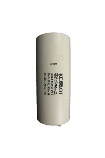 Kemot Motor Capacitor With Screw Connector - 60Uf / 450V
